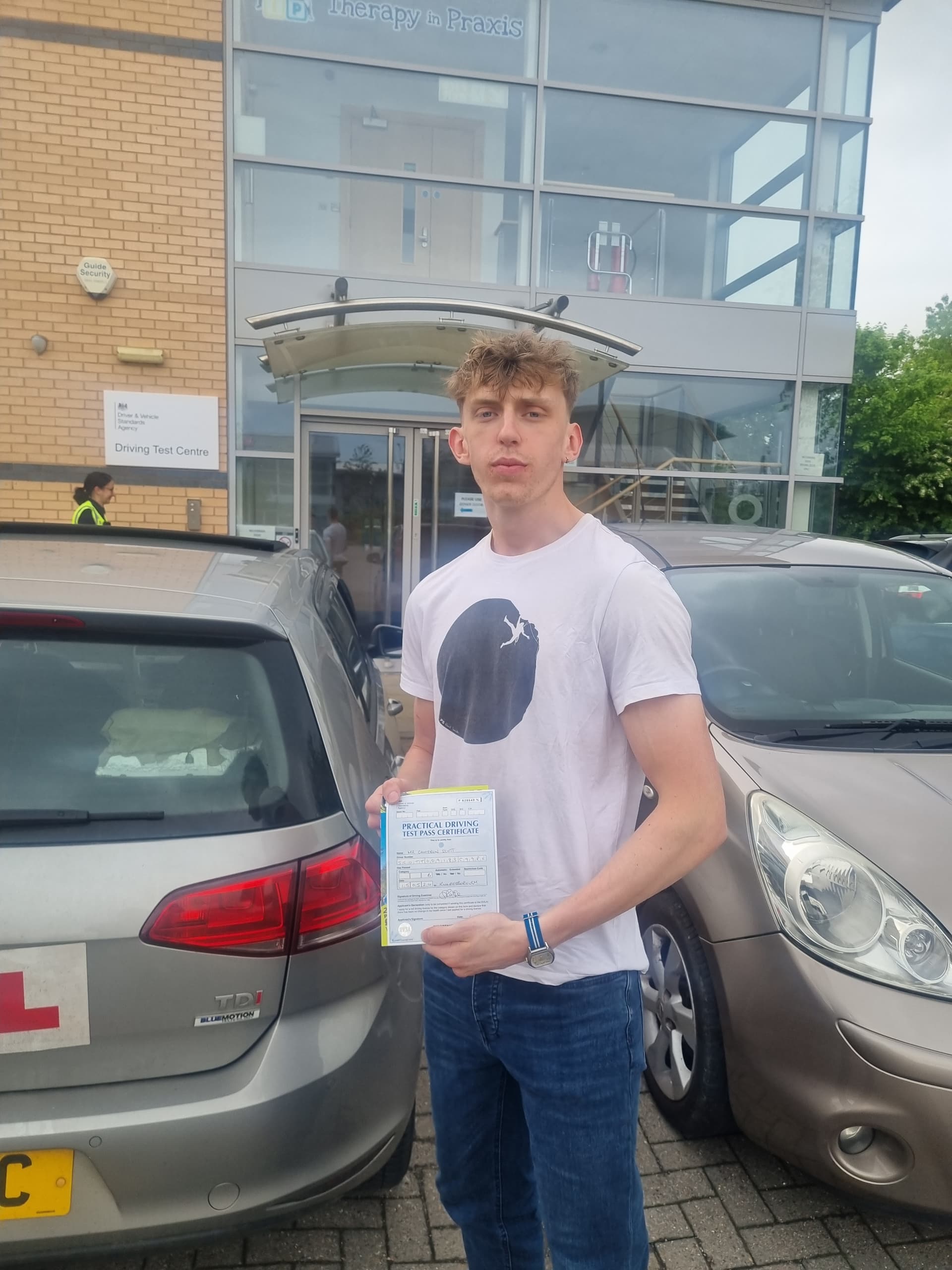 Tyler J. passed their driving test in Leeds