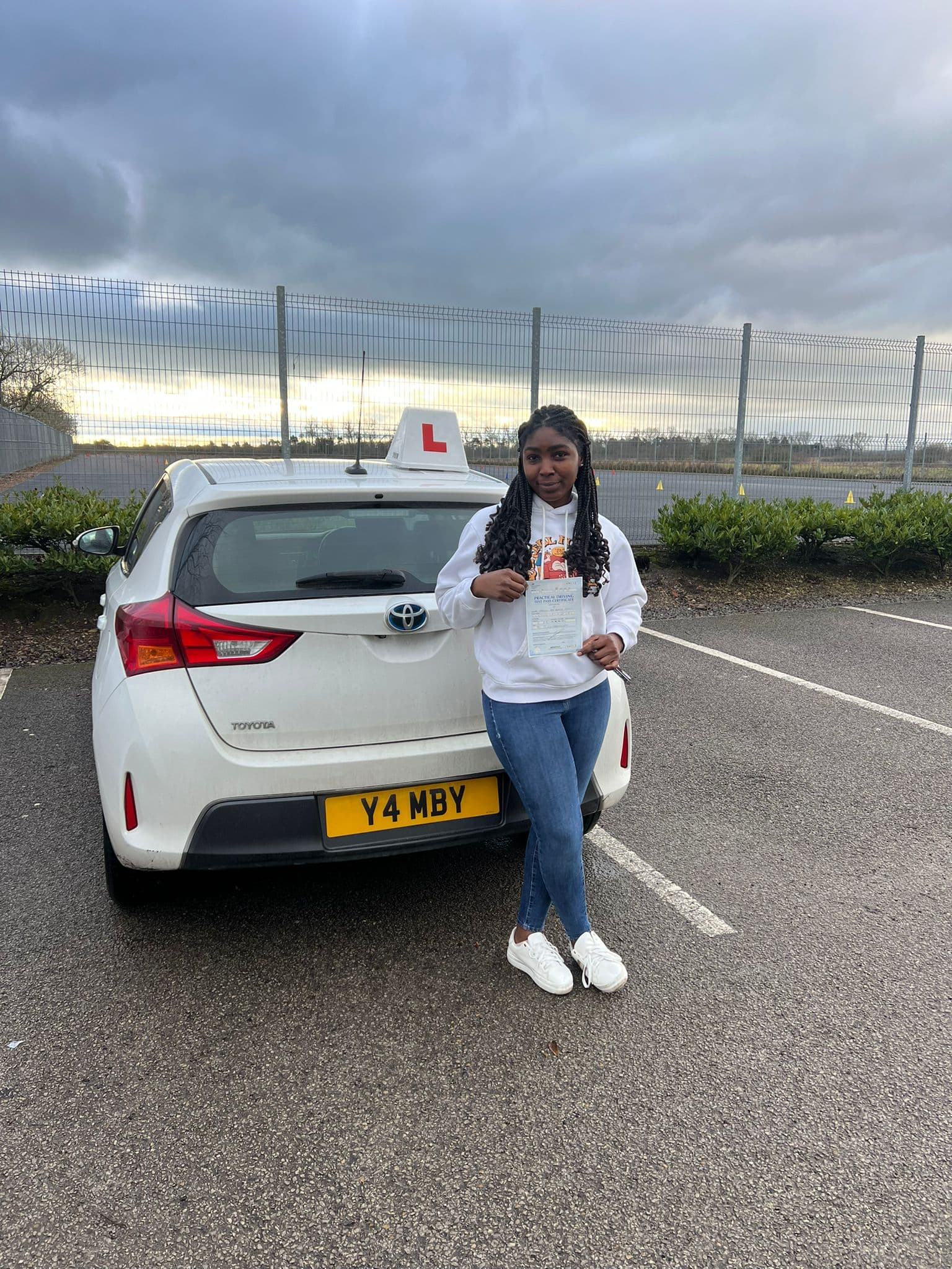 Sara D. passed their driving test in Bradford